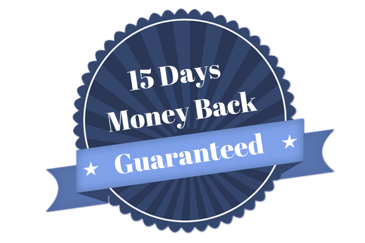 15 Days Money Back 15 Days Money Back