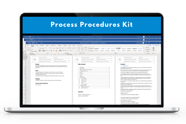 Process procedures kit